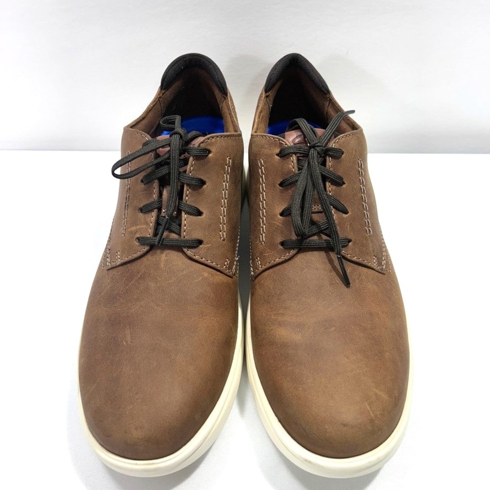 Clark's Bradley Plain Leather Oxford Men's Shoes Brown US 11M‎